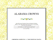 Tablet Screenshot of alabamacrowns.com